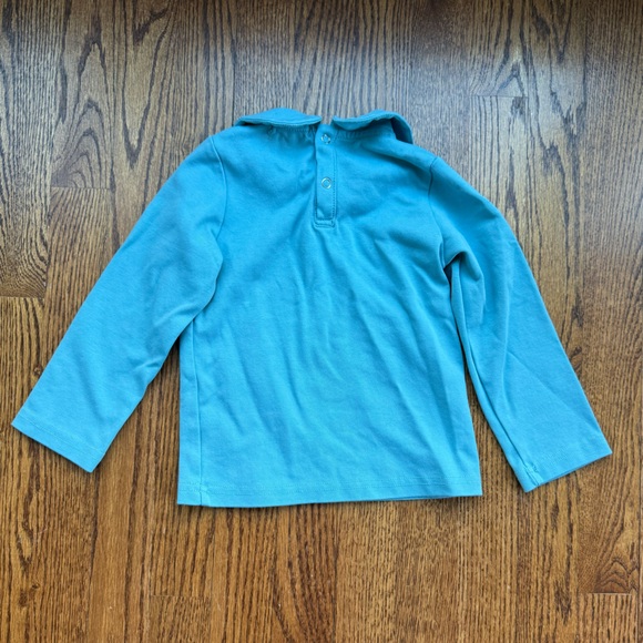 Auto Mesa Peter Pan Collar Top Sz 4 - Picture 3 of 4